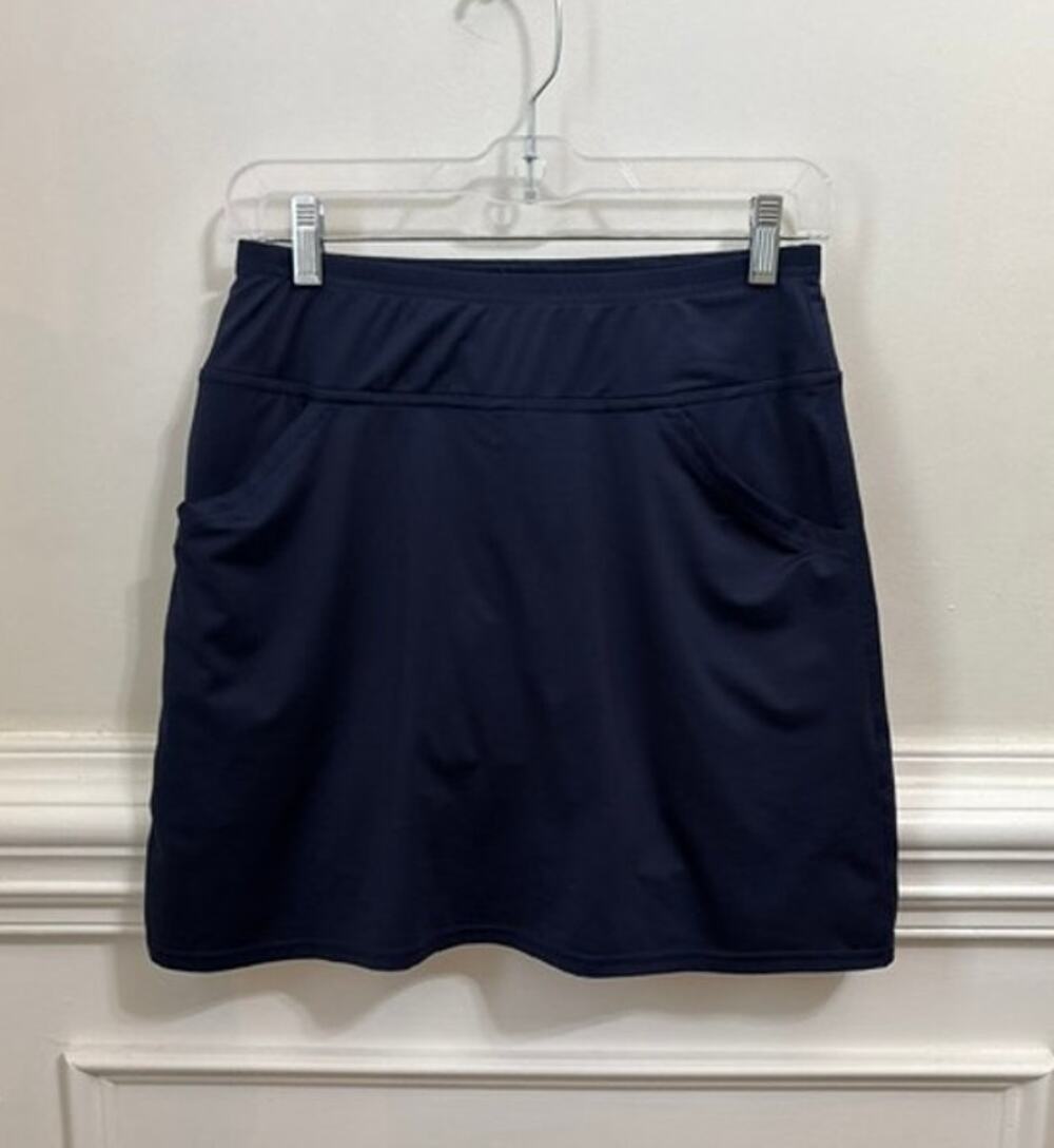 Straight Down Performance Skort Skirt Small Pickleball Tennis Blue